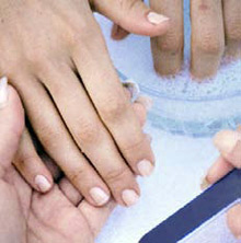 Hand nail foot care